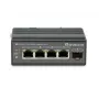 Network Switch LevelOne IGU-0501 Gigabit Ethernet PoE Schwarz