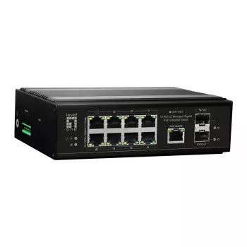 LevelOne IGP-1061 Netzwerk-Switch Managed L2 Gigabit Ethernet (10/100/1000) Power over Ethernet (PoE) Schwarz