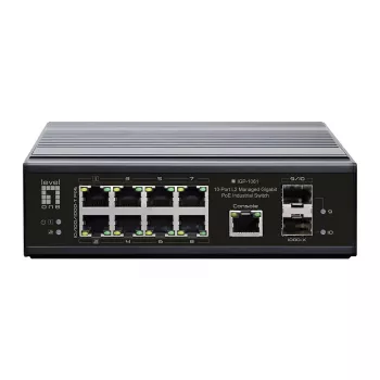 LevelOne IGP-1061 Netzwerk-Switch Managed L2 Gigabit Ethernet (10/100/1000) Power over Ethernet (PoE) Schwarz