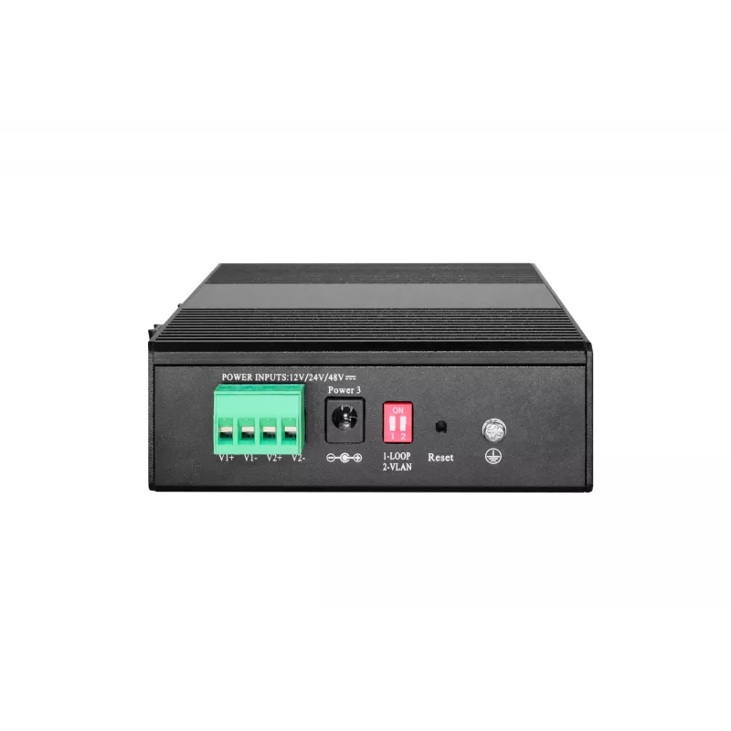 Managed Switch LevelOne Hilbert 8-Port Industrial Gigabit PoE Smart Lite Switch