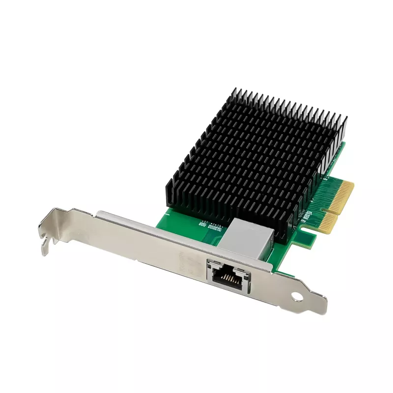 LevelOne 10-Gigabit PCIe x4 Netzwerkkarte, 1 x RJ45, Intern, Kabelgebunden, PCI Express, Ethernet, 10000 Mbit/s, Grün
