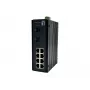 LevelOne 10-Port L2 Plus Managed Gigabit Industrial Switch, 8x 1GbE RJ45, 2x 1/2.5GbE SFP, DIN-Rail, -40°C bis 75°C
