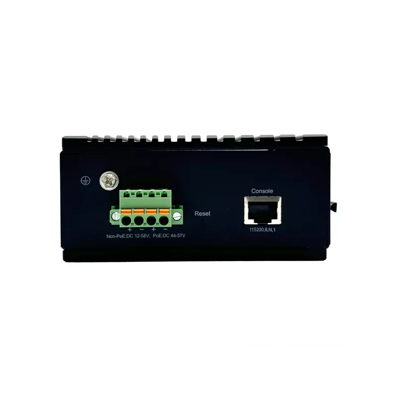 LevelOne 10-Port L2 Plus Managed Gigabit Industrial Switch, 8x 1GbE RJ45, 2x 1/2.5GbE SFP, DIN-Rail, -40°C bis 75°C