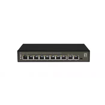 LevelOne FGP-1031 Netzwerk-Switch Unmanaged Gigabit Ethernet (10/100/1000) Power over Ethernet (PoE) Schwarz