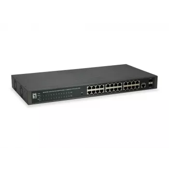 LevelOne GEP-2652 Netzwerk-Switch Managed L2 Gigabit Ethernet (10/100/1000) Power over Ethernet (PoE) Grau