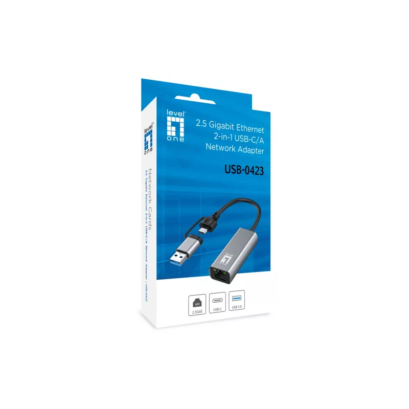 LevelOne USB-0423 Netzwerkkarte Ethernet 2500 Mbit/s