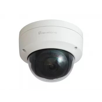 LevelOne GEMINI Fixed Dome IP-Netzwerkkamera, 6 Megapixel, H.265, 802.3af PoE, Innen-/Außenbereich