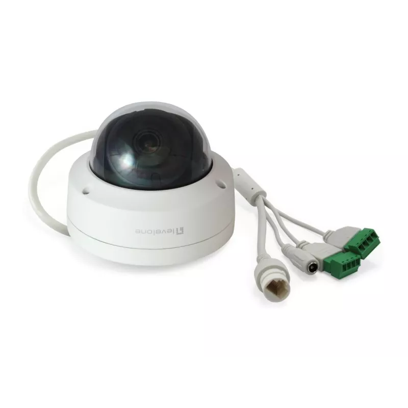 LevelOne GEMINI Fixed Dome IP-Netzwerkkamera, 6 Megapixel, H.265, 802.3af PoE, Innen-/Außenbereich