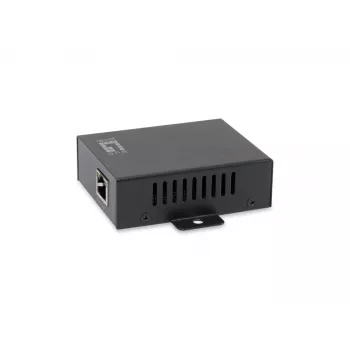 LevelOne 1-Port RJ-45 Gigabit PoE Repeater, IEEE 802.3, IEEE 802.3af, IEEE 802.3at, IEEE 802.3u, IEEE 802.3x, Schwarz, 100 m, RoHS, UKCA, CE, 0 - 40 °C, 0 - 90%
