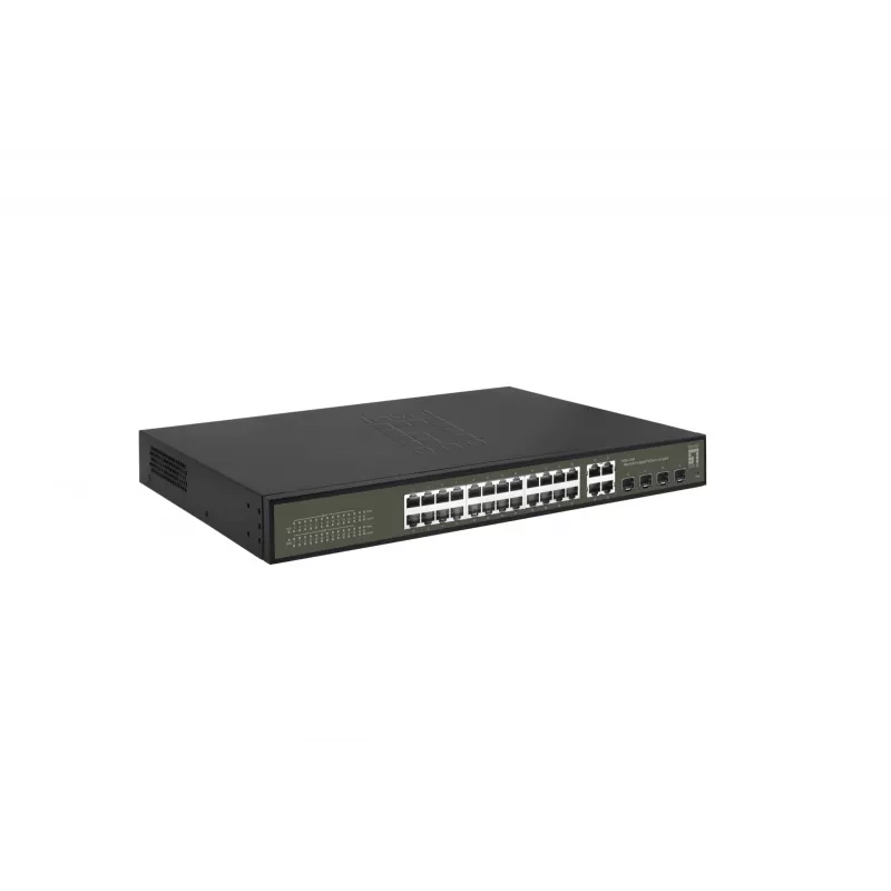 Managed Switch LevelOne Hilbert 28-Port Gigabit PoE