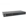 LevelOne 16-Port PS/2-USB VGA KVM-Switch, 2048 x 1536 Pixel, Rack-Montage, 1U, Schwarz