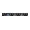 LevelOne 16-Port PS/2-USB VGA KVM-Switch, 2048 x 1536 Pixel, Rack-Montage, 1U, Schwarz