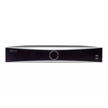 Netzwerk-Videorecorder LEVELONE NVR-0411 — 32 Kanäle, 4096×2160 max, 10 TB SATA, PoE 16 W/Port, 17x RJ-45, USB 2x2
