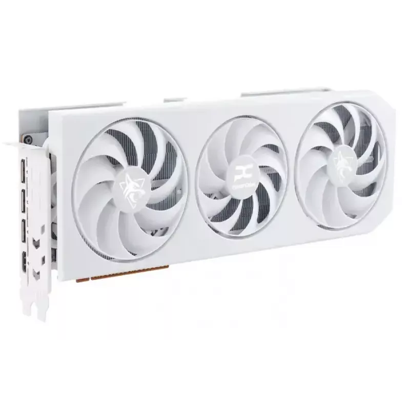 Grafikkarte PowerColor Radeon RX 9070 XT — 16 GB GDDR6, 256-Bit, PCIe 5.0, 3x DP 2.1a + HDMI 2.1b, 340 mm, weiß, OC