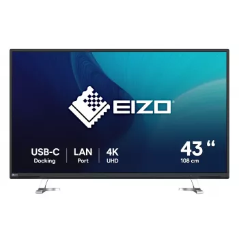 EIZO FlexScan EV4340X-BK Computer-Monitor 108 cm (42,5 Zoll) 3840 x 2160 Pixel 4K Ultra HD LCD Schwarz