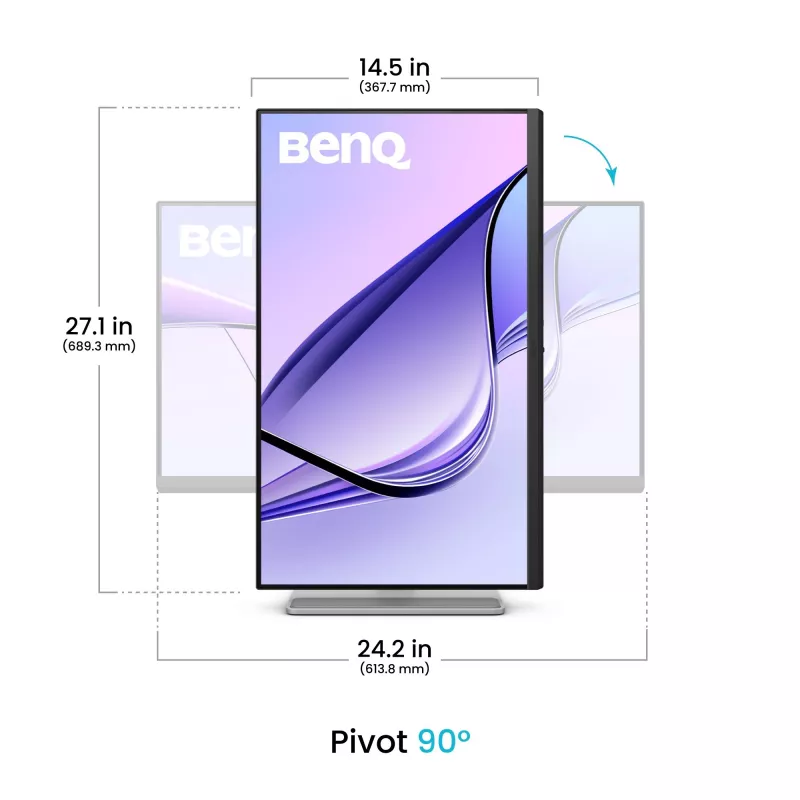BenQ MA270U Computermonitor 68,6 cm (27 Zoll) 3840 x 2160 Pixel 4K Ultra HD Weiß