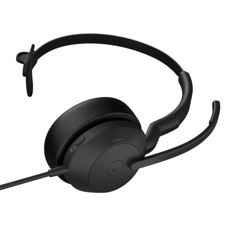 Jabra Evolve2 50 Headset Kabelgebunden Head-band Büro/Callcenter USB Type-C / USB Type-A Bluetooth Schwarz