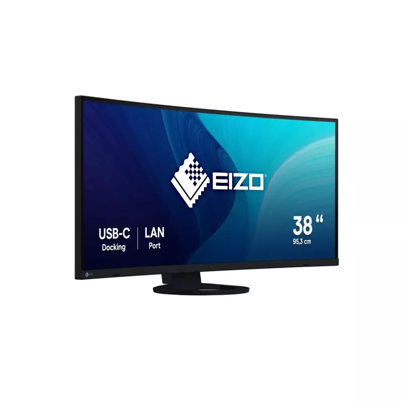 Monitor EIZO FlexScan EV3895 37,5 Zoll Ultra-Wide Curved IPS 3840×1600, 300 cd/m², 1000:1, USB-C PD 85W, DisplayPort, HDMI, USB-Hub, VESA