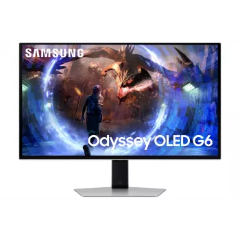 Samsung G60SD Computermonitor 68,6 cm (27 Zoll) 2560 x 1440 Pixel Quad HD OLED Silber