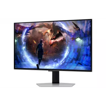Samsung G60SD Computermonitor 68,6 cm (27 Zoll) 2560 x 1440 Pixel Quad HD OLED Silber