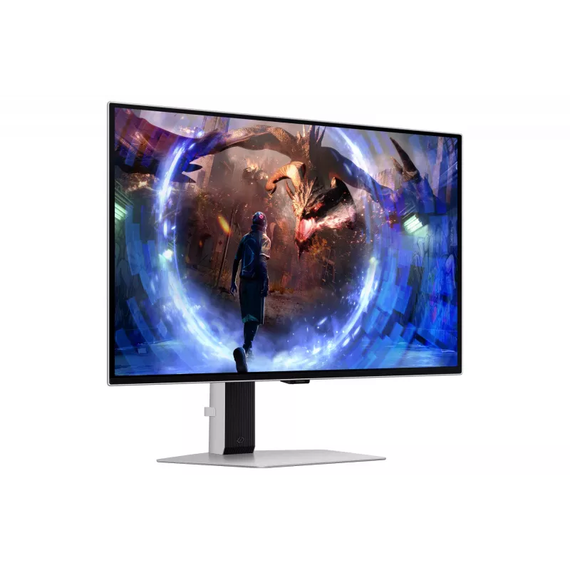 Samsung G60SD Computermonitor 68,6 cm (27 Zoll) 2560 x 1440 Pixel Quad HD OLED Silber