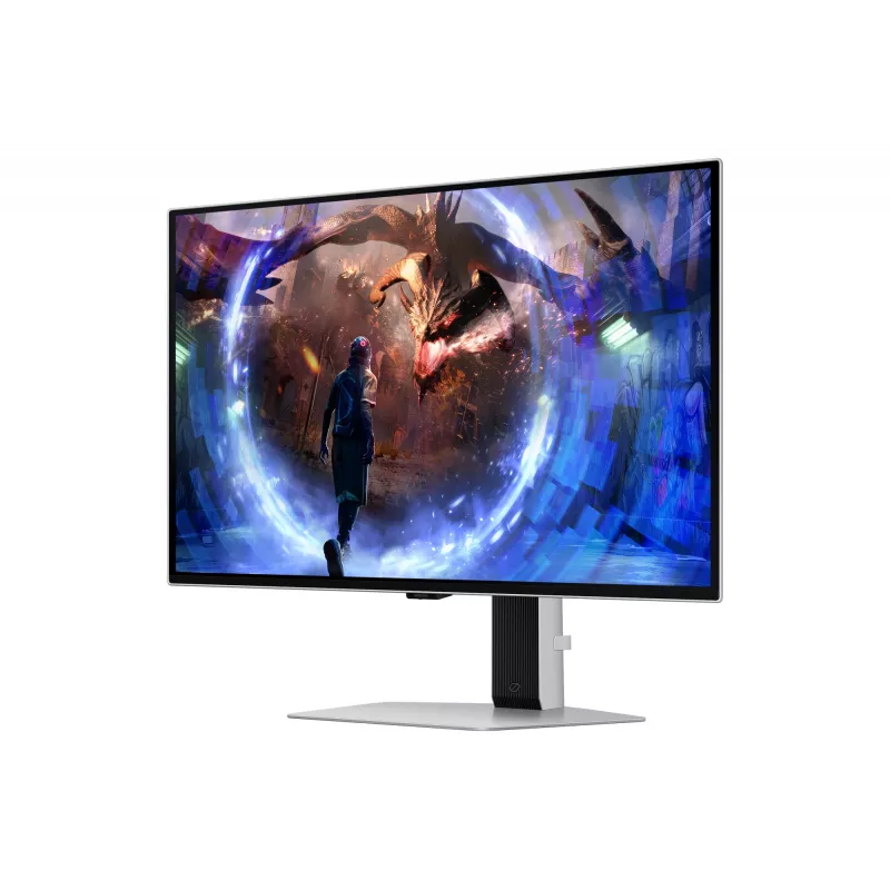 Samsung G60SD Computermonitor 68,6 cm (27 Zoll) 2560 x 1440 Pixel Quad HD OLED Silber