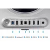 Samsung G60SD Computermonitor 68,6 cm (27 Zoll) 2560 x 1440 Pixel Quad HD OLED Silber