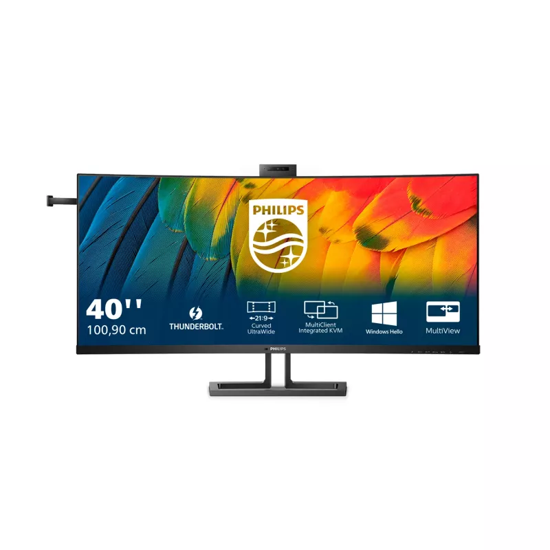 Philips 40B1U6903CH/00 Computermonitor 100,8 cm (39,7 Zoll) 5120 x 2160 Pixel 5K Ultra HD LCD Schwarz
