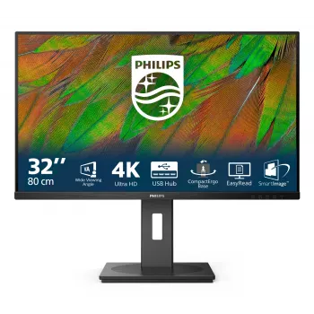 Philips 3000 series 32B1N3800/00 Computermonitor 81,3 cm (32 Zoll) 3840 x 2160 Pixel 4K Ultra HD LCD Schwarz