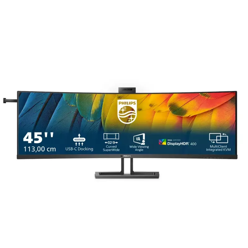 Philips 6000 series 45B1U6900CH/00 Computermonitor 113 cm (44,5 Zoll) 5120 x 1440 Pixel UltraWide Dual Quad HD LED Schwarz