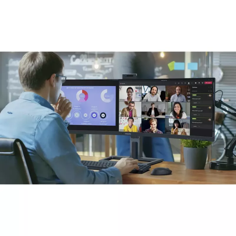 Philips 6000 series 45B1U6900CH/00 Computermonitor 113 cm (44,5 Zoll) 5120 x 1440 Pixel UltraWide Dual Quad HD LED Schwarz