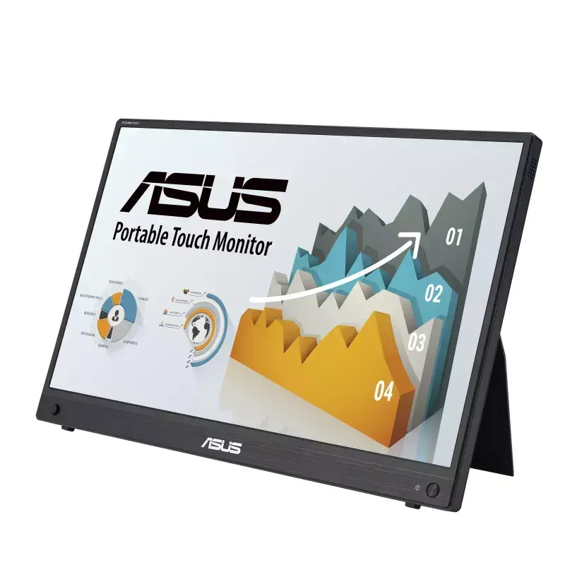 ASUS ZenScreen MB16AMTR Computermonitor 39,6 cm (15,6 Zoll) 1920 x 1080 Pixel Full HD LCD Touchscreen Schwarz