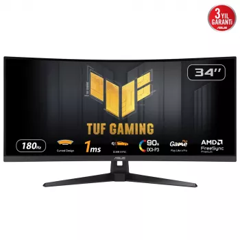 ASUS TUF Gaming VG34VQ3B Computer Monitor 86,4 cm (34 Zoll) 3440 x 1440 Pixel UltraWide Quad HD LED Schwarz