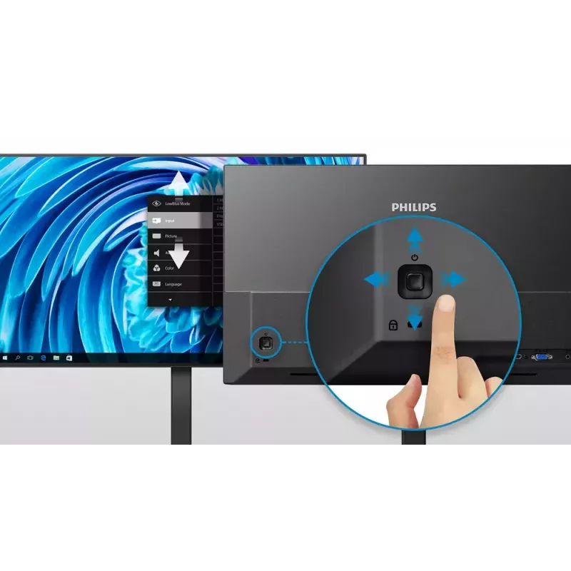 27-Zoll-Full-HD-LCD-Monitor Philips 1000er Serie 27E1N1300AE/00 — 1920×1080, IPS, 100 Hz, USB-C PD 65 W, Lautsprecher, VESA 100×100