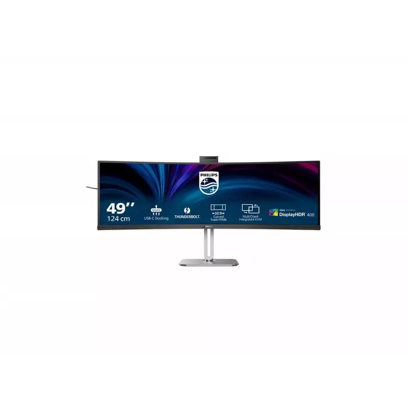 Philips 49B2U6903CH/00 Computer-Monitor 124,5 cm (49 Zoll) 5120 x 1440 Pixel Dual QHD LCD Grau
