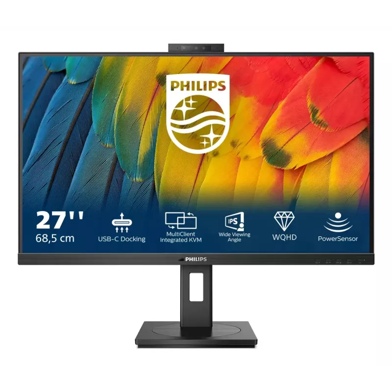 Philips 5000 series 27B1U5601H/00 Computermonitor 68,6 cm (27 Zoll) 2560 x 1440 Pixel Quad HD LCD Schwarz