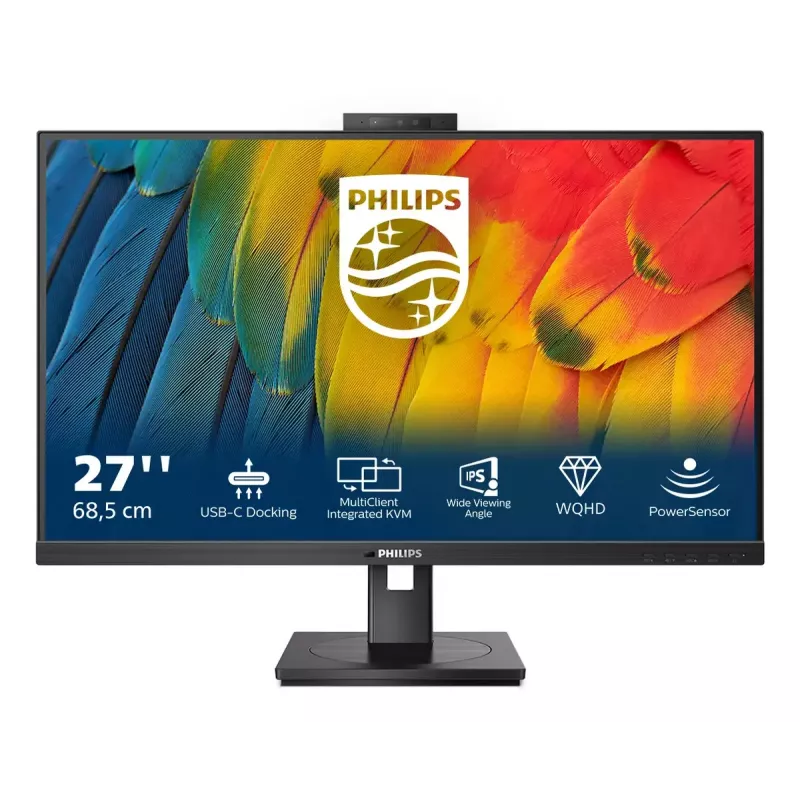 Philips 5000 series 27B1U5601H/00 Computermonitor 68,6 cm (27 Zoll) 2560 x 1440 Pixel Quad HD LCD Schwarz