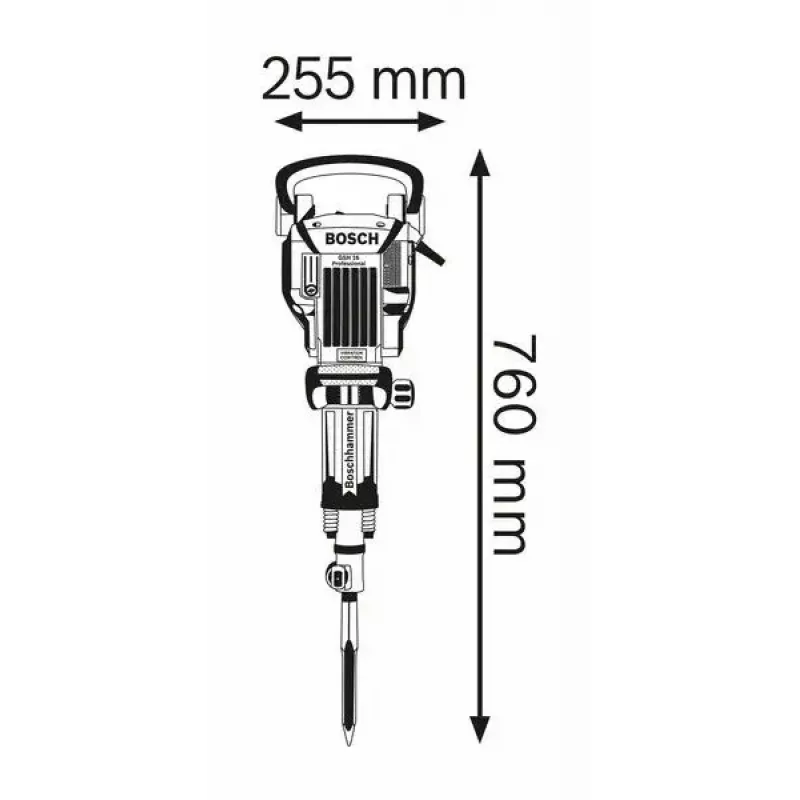 Bosch 0 611 335 100 Bohrhammer 1750 W
