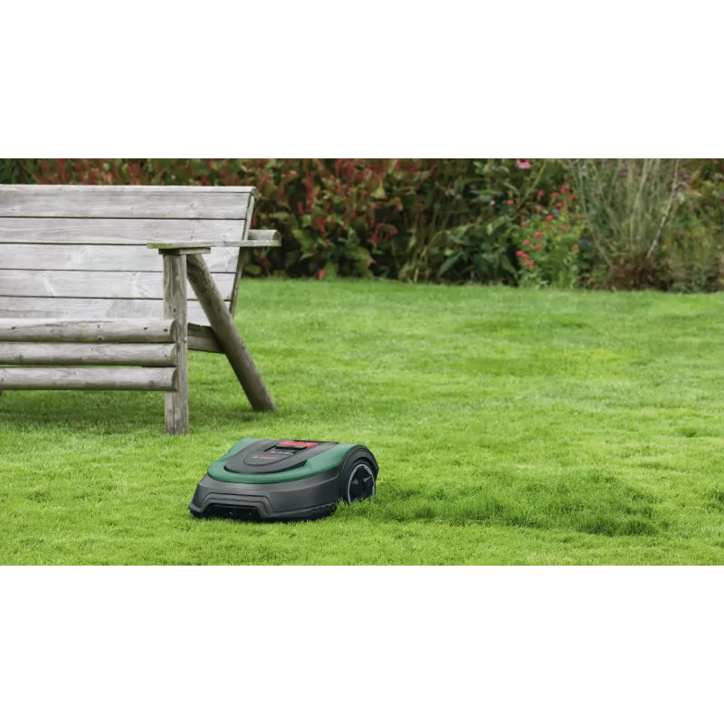 Bosch Indego M+ 700 Rasenmähroboter Akku Schwarz, Grün