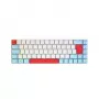 CHERRY MX-LP 2.1 Compact Wireless Tastatur Gaming RF Wireless + Bluetooth QWERTZ Deutsch Weiß