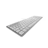 CHERRY KC 6000C FOR MAC Tastatur Universal USB QWERTZ Deutsch Silber