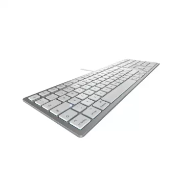 CHERRY KC 6000C FOR MAC Tastatur Universal USB QWERTZ Deutsch Silber