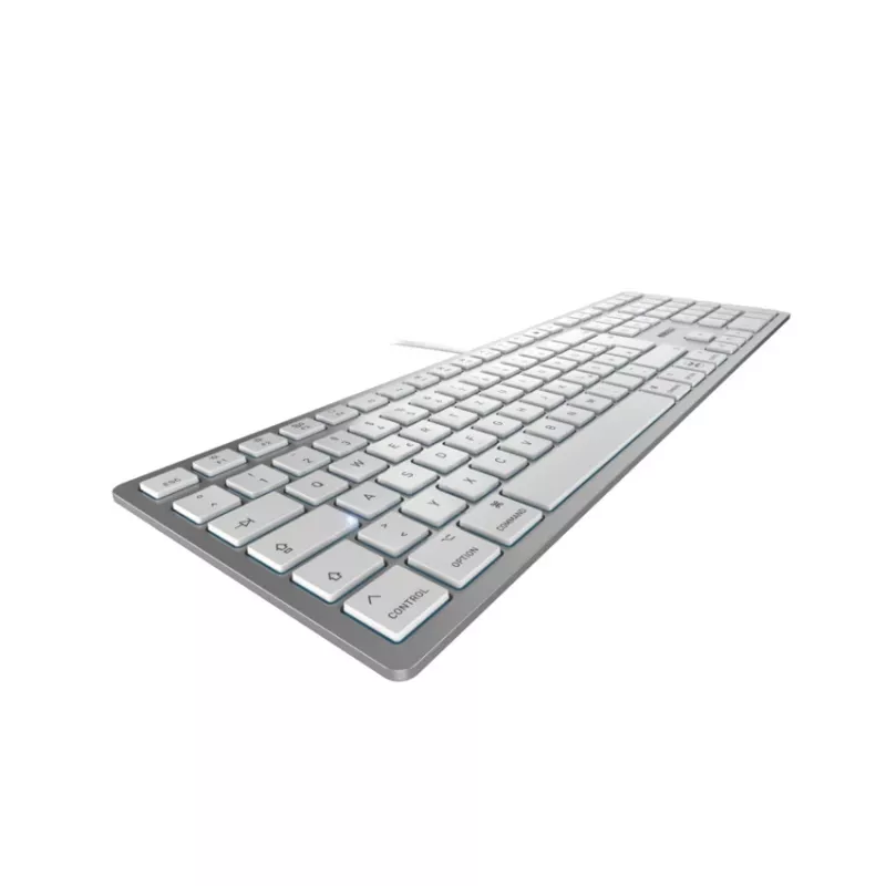 CHERRY KC 6000C FOR MAC Tastatur Universal USB QWERTZ Deutsch Silber