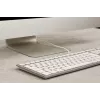 CHERRY KC 6000C FOR MAC Tastatur Universal USB QWERTZ Deutsch Silber