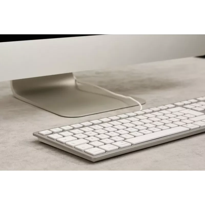 CHERRY KC 6000C FOR MAC Tastatur Universal USB QWERTZ Deutsch Silber