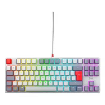 CHERRY K4V2 RGB Tenkeyless Retro Edition, Mechanische Gaming-Tastatur, Deutsch