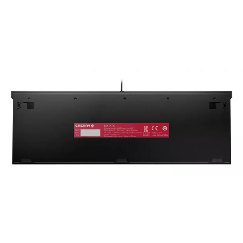 Gaming-Tastatur CHERRY MX 2.0S USB QWERTZ Deutsch Schwarz Mechanisch RGB