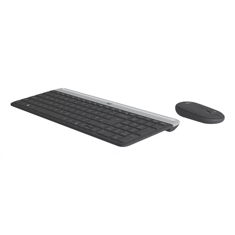 LOGITECH schlank Wireless Tastatur And Maus Combo Mk470 - Graphite - Azerty Französisch