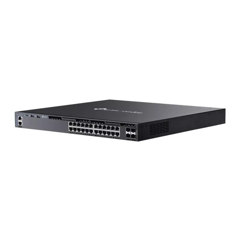 TP-Link Omada 24-Port Gigabit Stackable L3 Managed PoE+ Switch mit 4 10G Slots