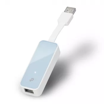 TP-Link UE200 USB-2.0-Netzwerkadapter, Ethernet 10/100 MBit/s, weiß